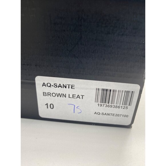 Aqua Women's Brown Sante Lug Sole Chelsea Round toe Boots Size 10 NIB - Picture 4 of 4